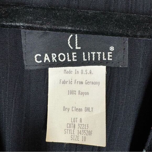 Vintage Carole Little Cottagecore Floral Blazer Jacket Roses Shabby Chic Boho 10 - Picture 4 of 6